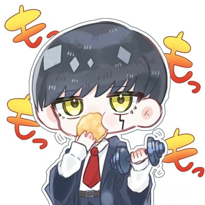 Bộ hình nền mashle chibi wallpaper cực chất