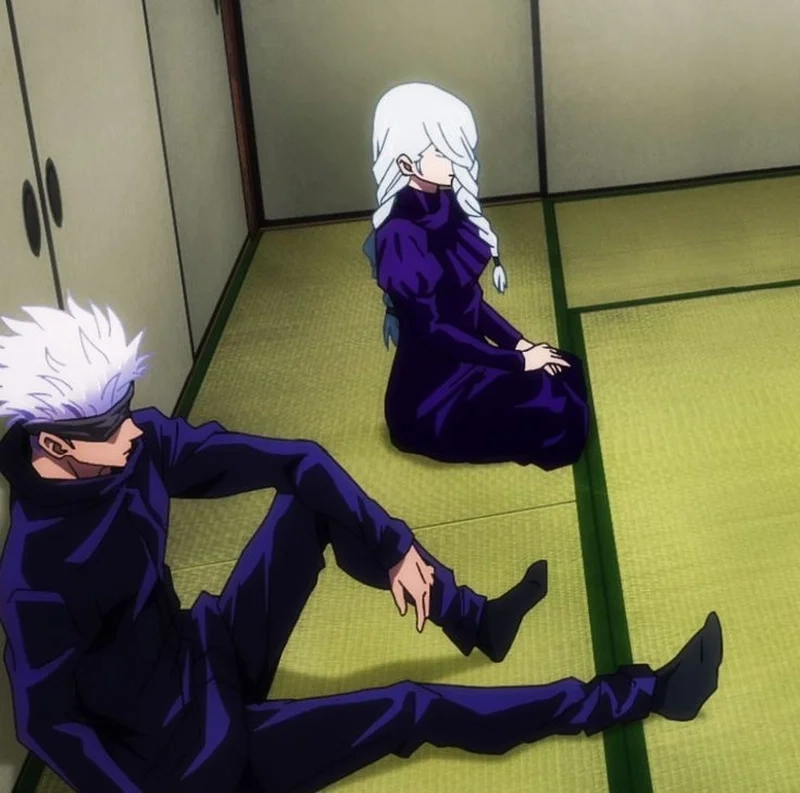 Jujutsu Kaisen Mei Mei x Gojo tái hiện màn phối hợp