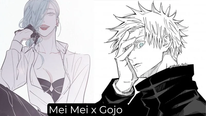 Gojo Satoru x Mei Mei đầy quyền lực và sắc lạnh