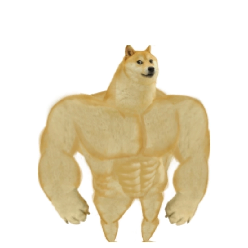 Cơ bắp cuồn cuộn đậm chất hài từ meme chó shiba cơ bắp