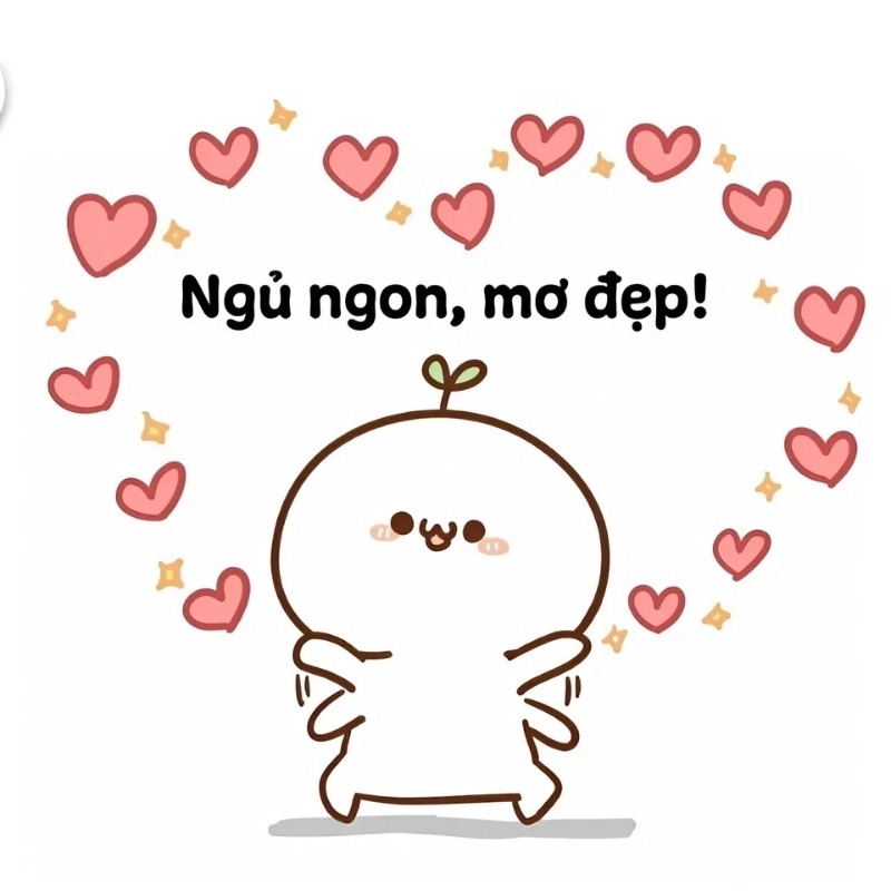 Nằm mơ thấy gấu khi bạn xem meme ngủ ngon cute này