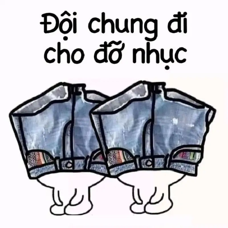 Hài không đỡ nổi cùng flork meme đội quần