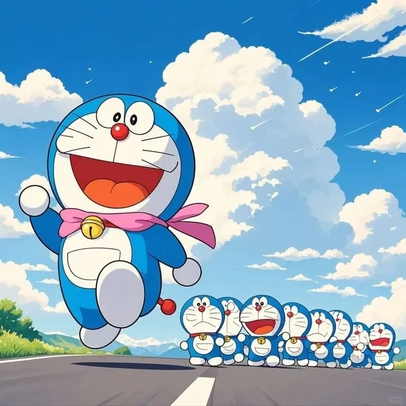 Dễ thương quá mức chịu đựng với cute hình doremon dễ thương