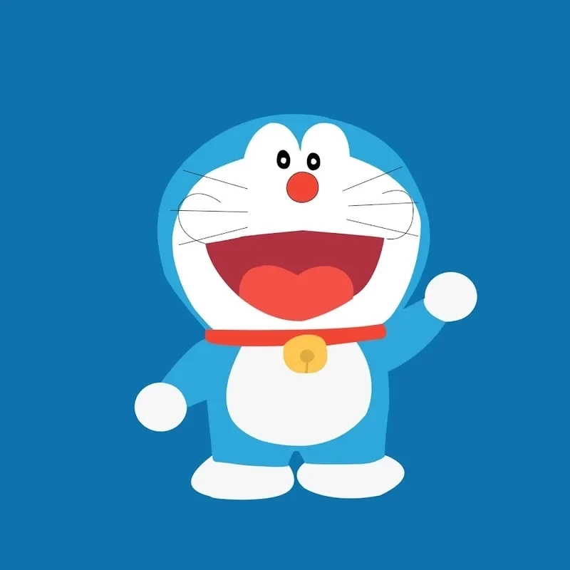Dễ thương đến mức muốn in ngay hình doremon cute làm poster
