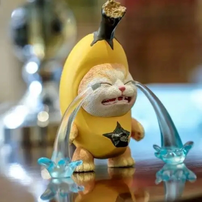 Cười ra nước mắt cùng meme mèo chuối khóc