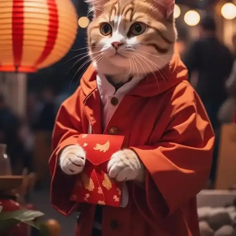 Dễ thương cực đại cùng avatar tết meme con mèo