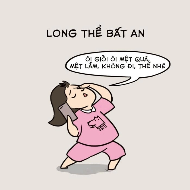 Chạm đáy cảm xúc với loạt ảnh meme mệt mỏi siêu chân thật