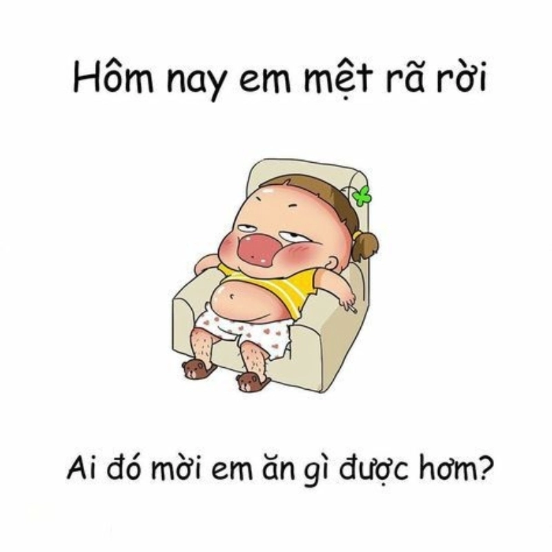 Hôm nay quá mệt mỏi rồi nên đừng hỏi gì nữa