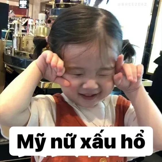 Hóa ra meme mỹ nữ cũng biết ngại nữa nha