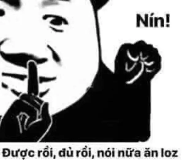 Loạt hình meme nín khiến bạn câm lặng