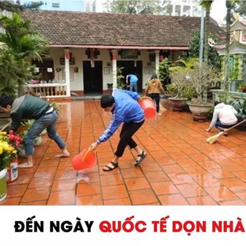 Sẵn sàng dọn nhà với meme dọn nhà đón tết độc đáo