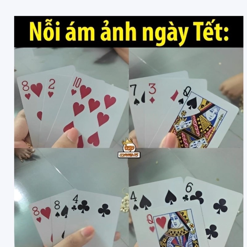 Cách chơi vui vẻ với cách chơi bài meme tết