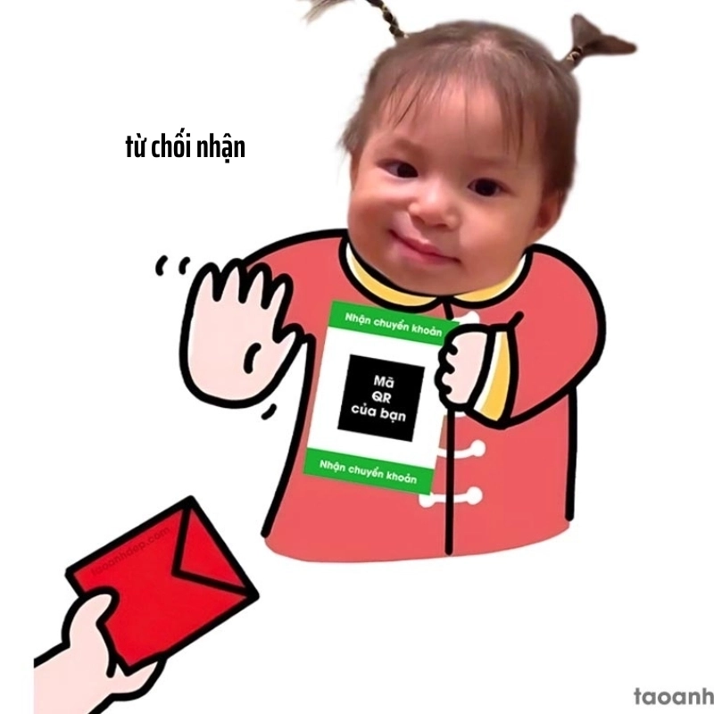 Tết đến là phải có meme từ chối lì xì bá đạo