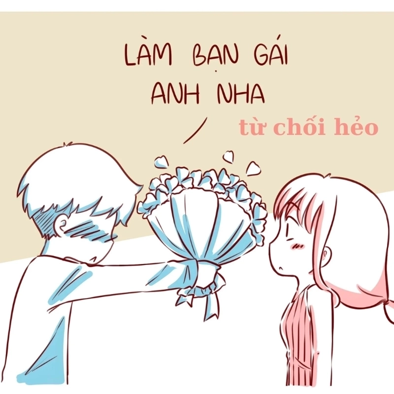 Tỏ tình sai thời điểm là có meme từ chối tỏ tình ngay lập tức
