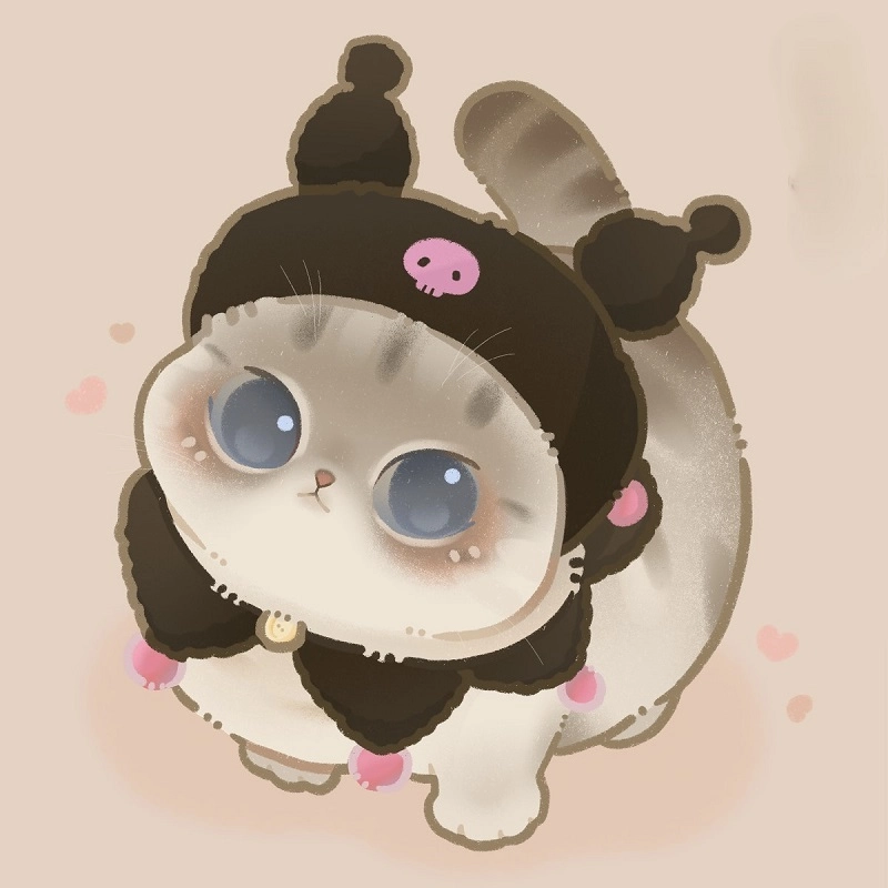 Tìm kiếm những bức ảnh mèo chibi dễ thương