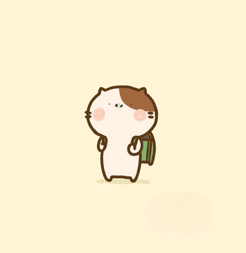 Ảnh siêu đáng yêu của ảnh cute mèo chibi