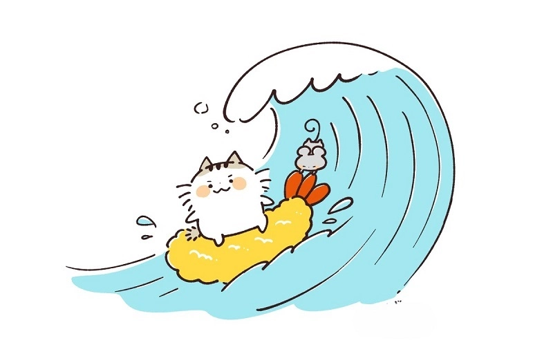 Tải về những hình mèo cute chibi làm nền điện thoại