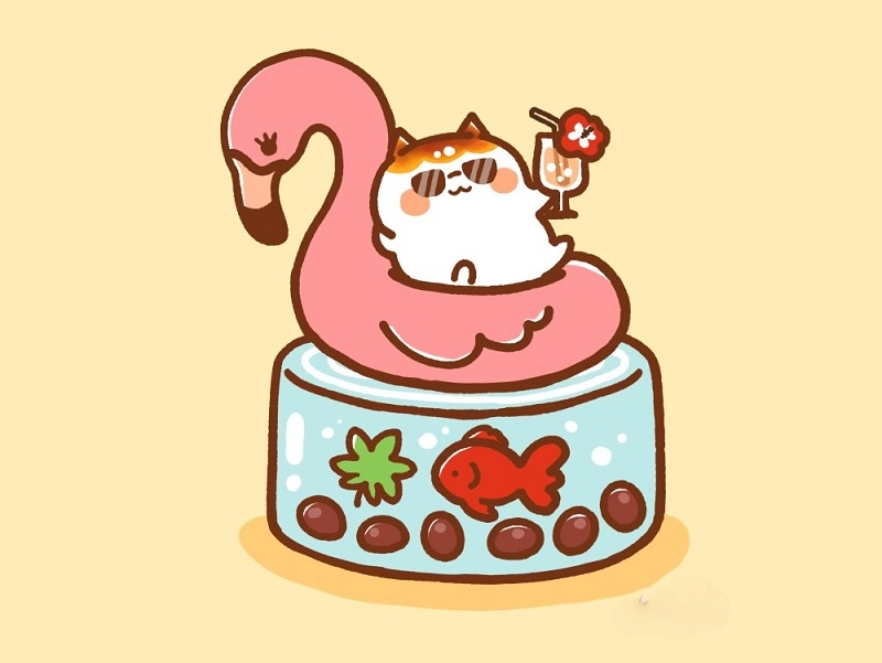 Tải nhanh bộ ảnh chibi mèo đáng yêu cho bạn