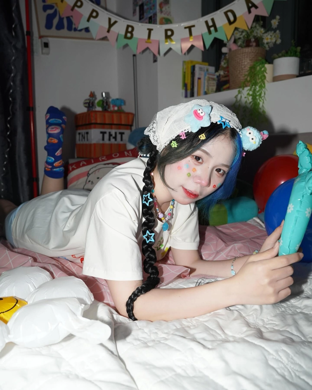 Góc livestream sinh động từ Mèo Simmy TV.