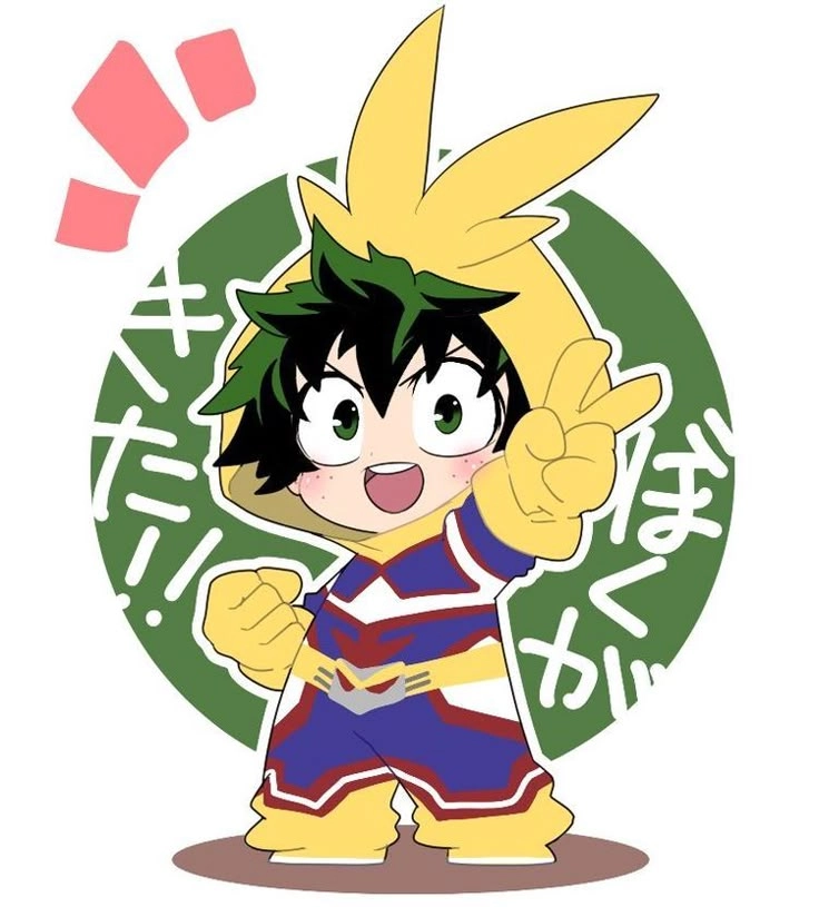 Izuku chibi khoảnh khắc ngây thơ giữa thế giới khốc liệt