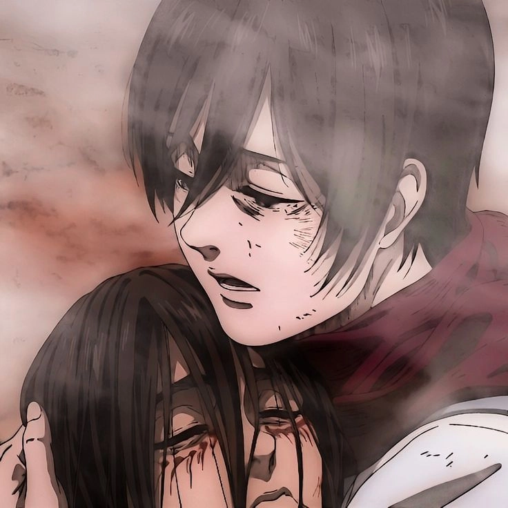 Mikasa cầm đầu Eren khoảnh khắc đau thương tột độ