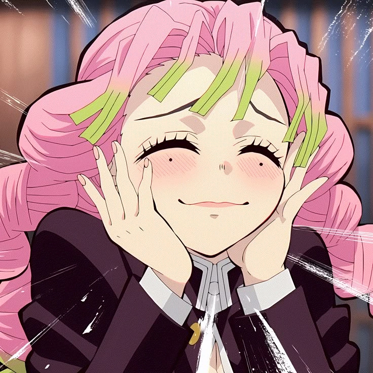 Mitsuri cute anime qua nét vẽ mềm mại