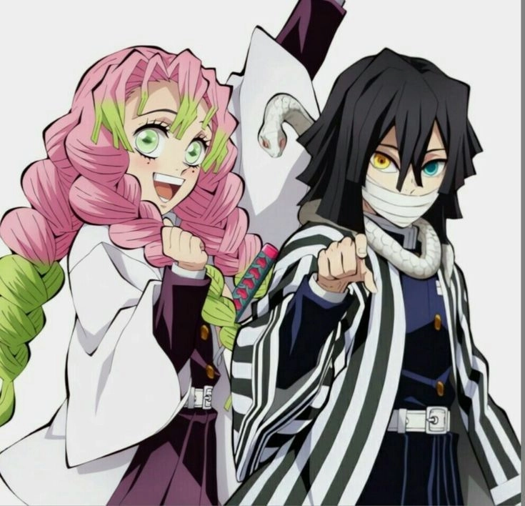 Obanai x Mitsuri với khoảnh khắc ngọt ngào bên nhau