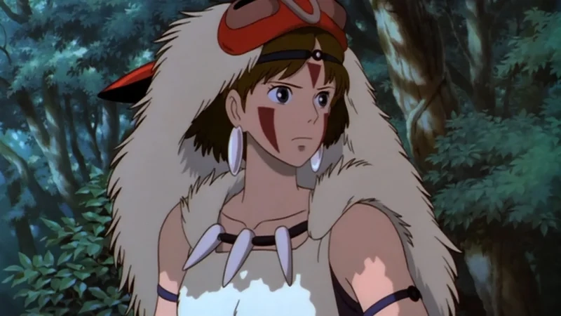 Mononoke Ghibli có hình ảnh dữ dội và đầy chất triết lý