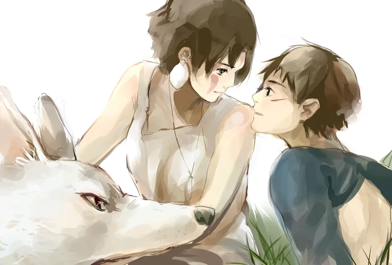 Mononoke x Ashitaka là chuyện tình đầy giằng xé và đẹp