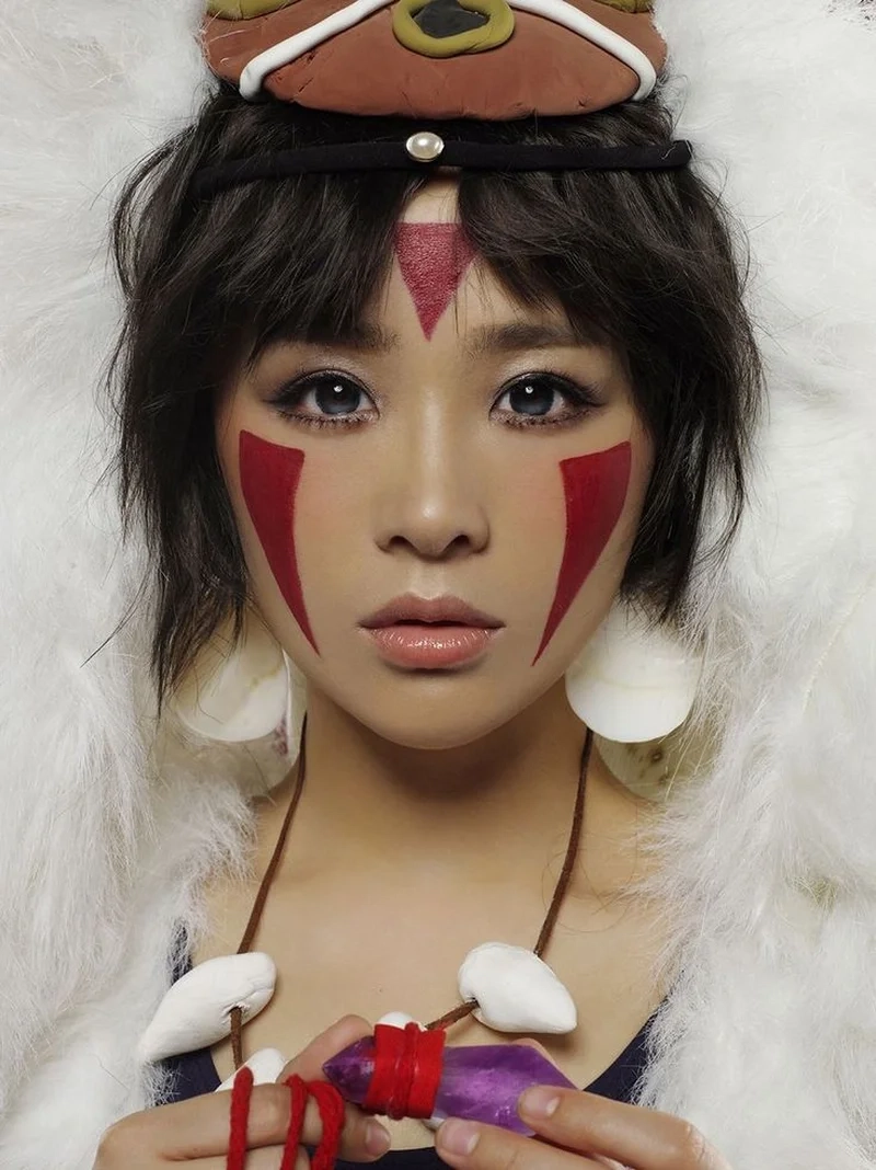 Mononoke Hime cosplay tái hiện vẻ đẹp hoang dã tự nhiên