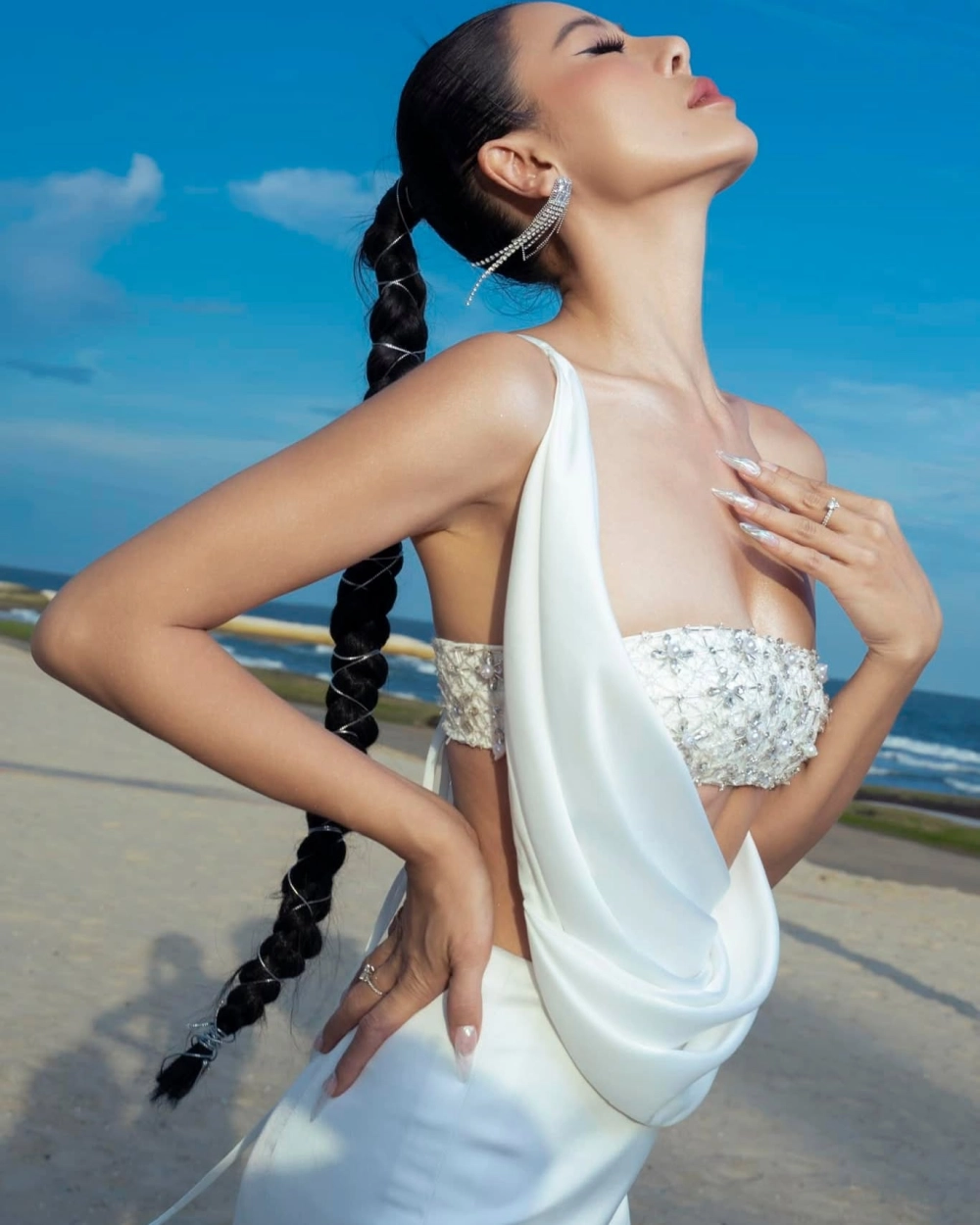 Hình ảnh cá tính khi tham gia Nam Thư the face