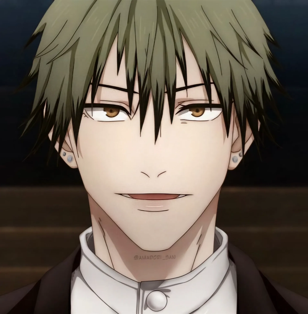 Zenin Naoya với ánh mắt ngạo nghễ đầy khiêu khích