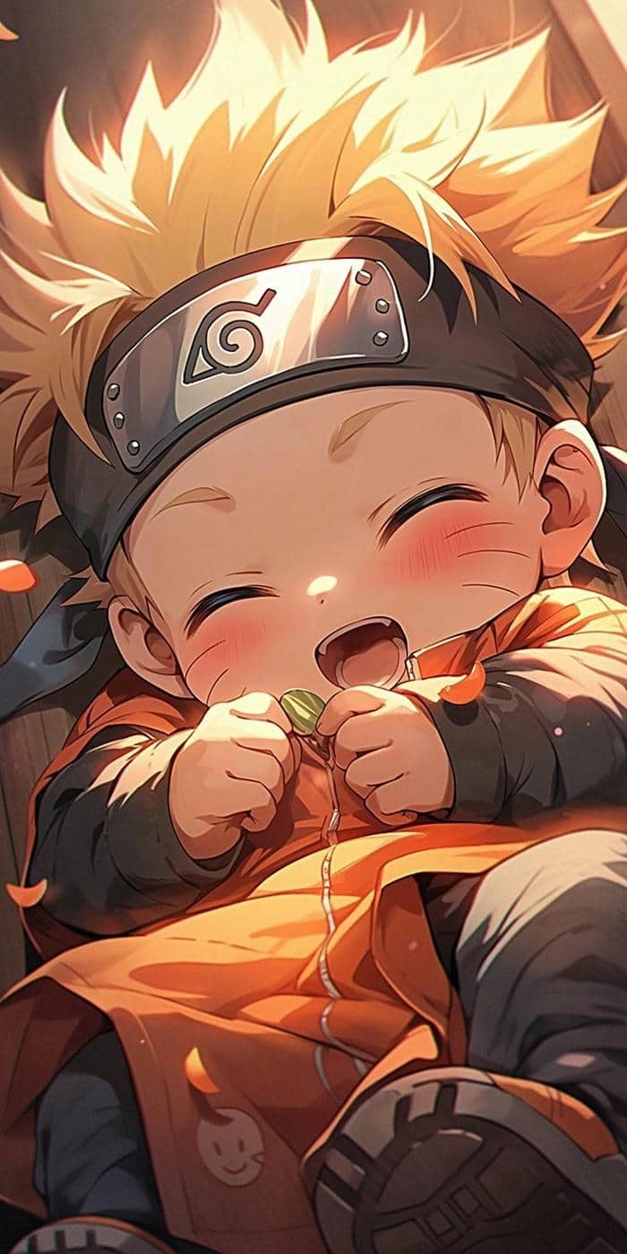Naruto chibi ngầu nhỏ nhắn nhưng thần thái đỉnh cao