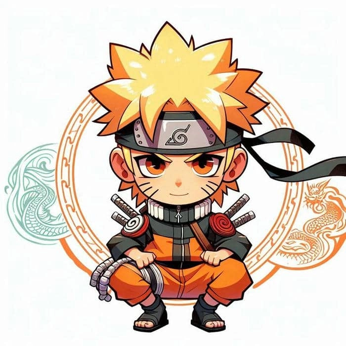 Naruto phiên bản chibi góc nhìn hài hước siêu dễ mến