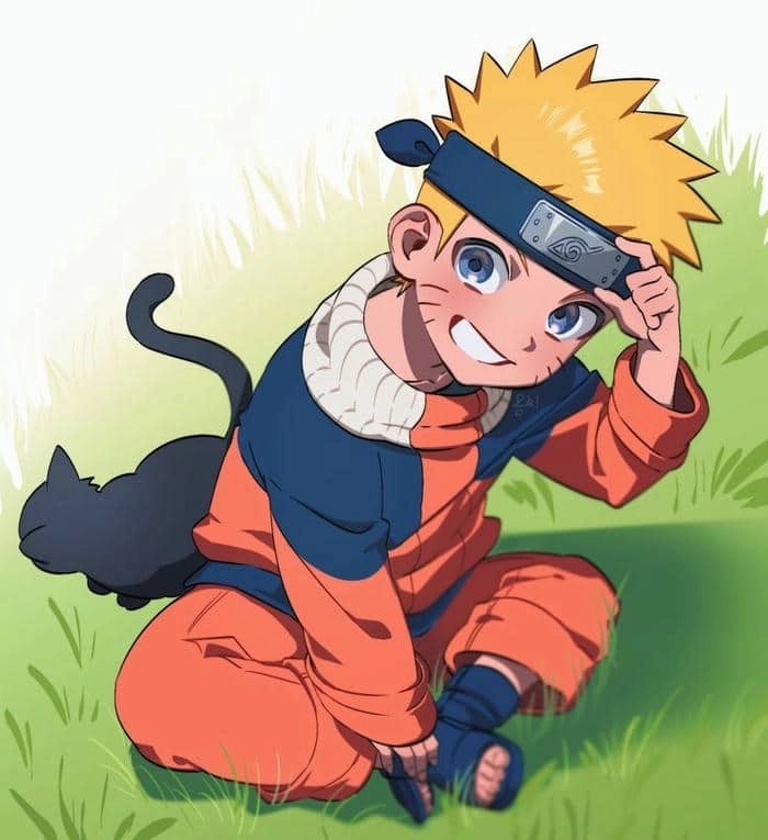 Bộ đôi dễ thương naruto and sakura chibi bên nhau