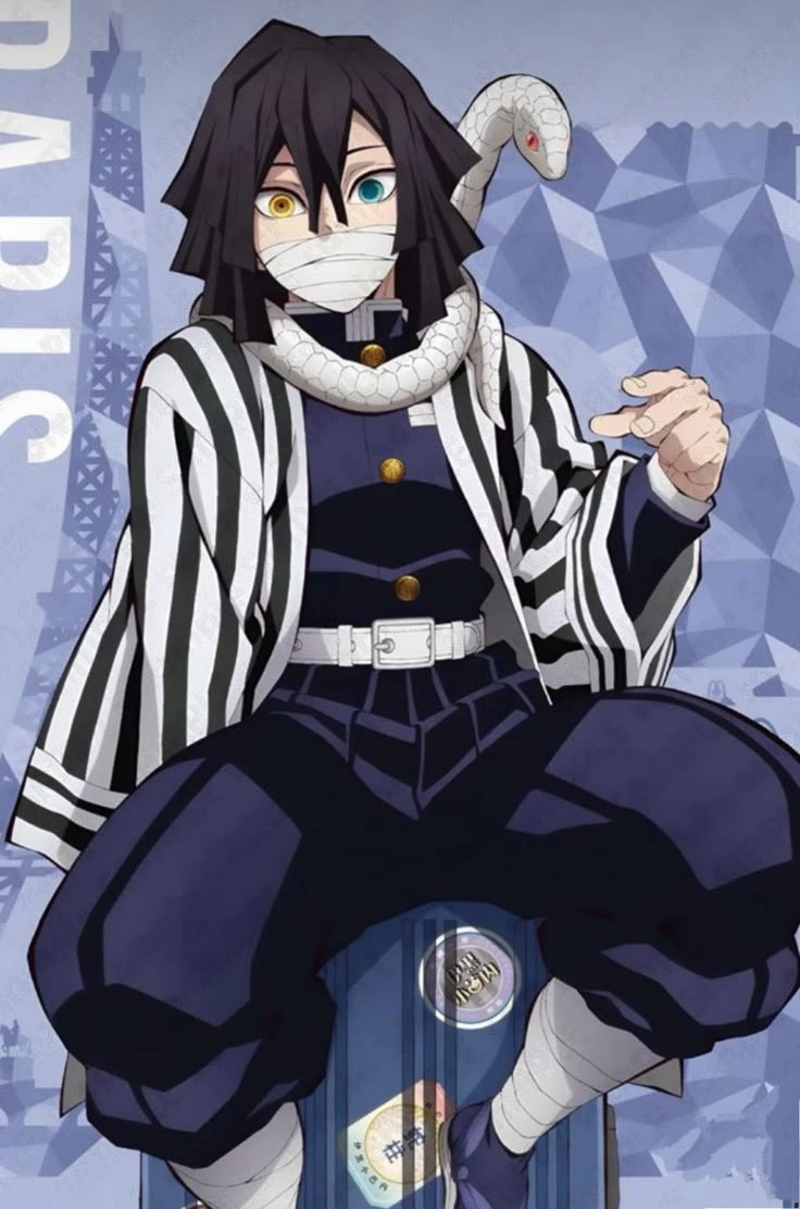 Obanai Iguro wallpaper hình nền sắc nét đầy khí chất