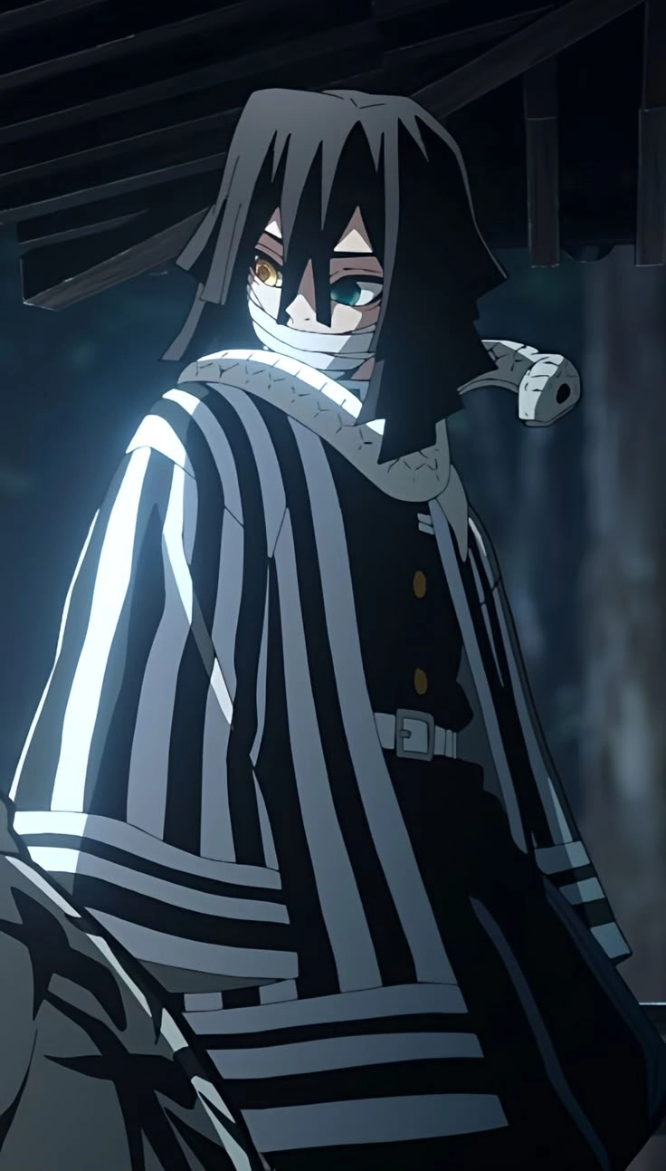 Hình Obanai tạo hình đậm chất chiến binh huyền bí