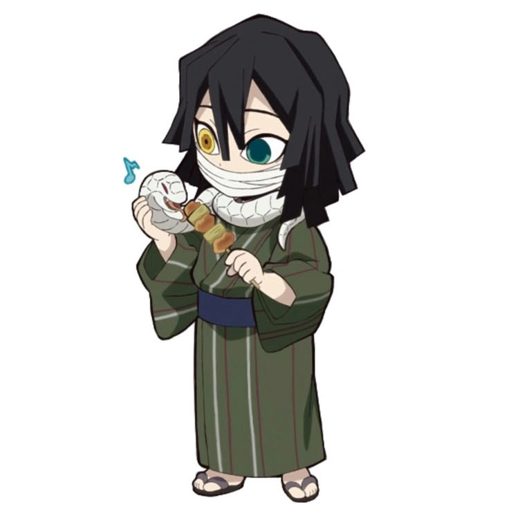 Iguro Obanai chibi cute khiến fan tan chảy vì quá dễ thương