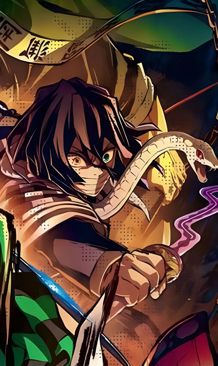 Iguro Obanai fanart tái hiện hình ảnh đầy cuốn hút