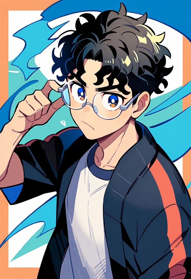 Okarun ngầu với ánh mắt quyết đoán mạnh mẽ