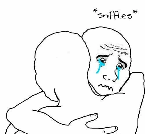 Cần một vòng tay sưởi ấm với ôm meme