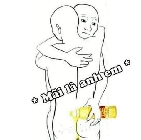 Trọn vẹn yêu thương trong meme ôm