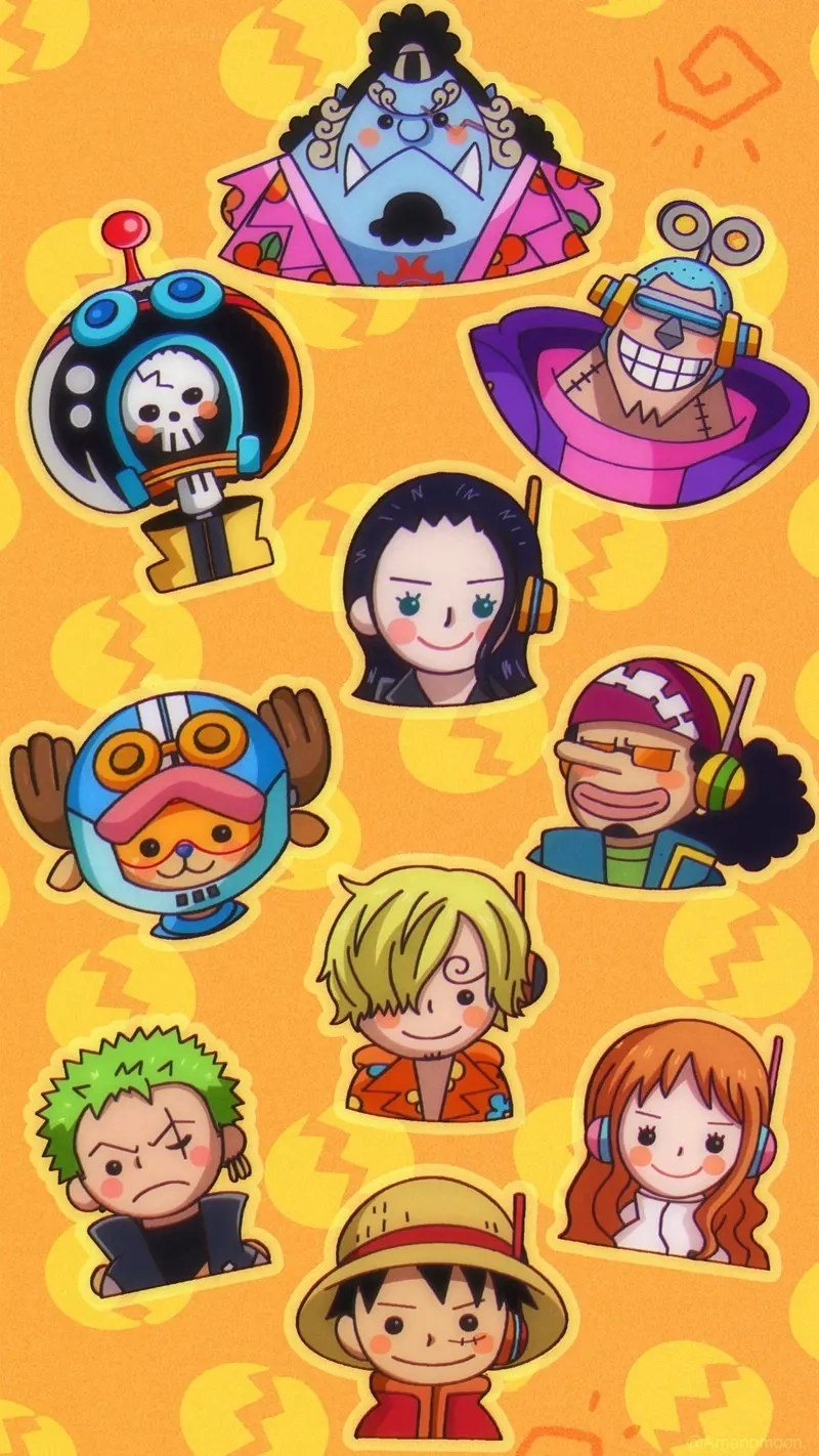 Bộ hình one piece chibi cực chất dành cho fan