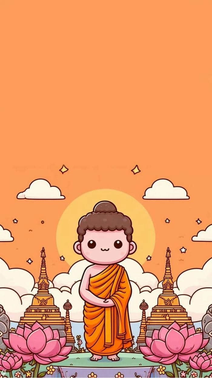 Khám phá nét dễ thương của phật a di đà chibi