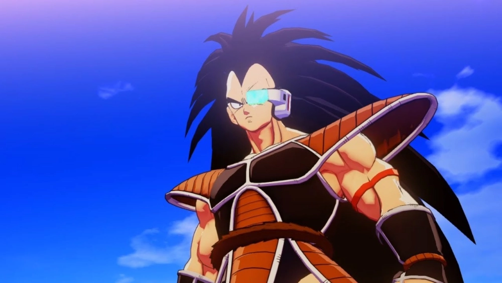 Raditz dragon ball nổi bật với ánh nhìn băng giá