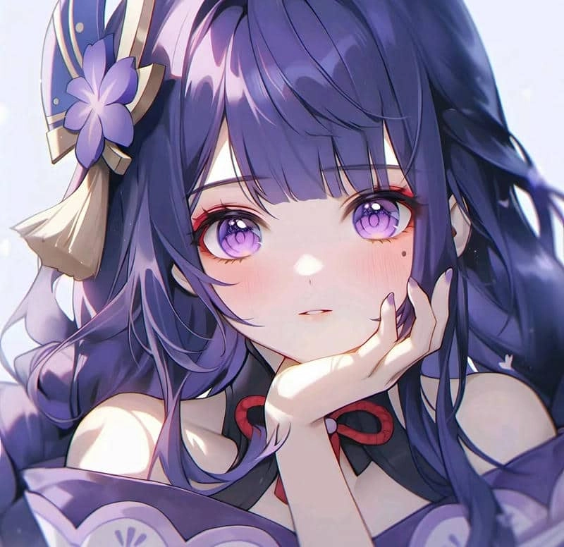 Avatar raiden shogun chibi dùng cho mạng