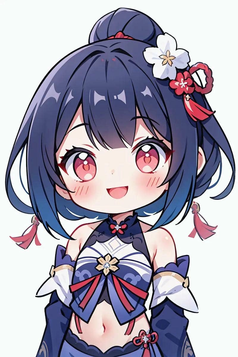 Chibi raiden shogun png chất lượng cao