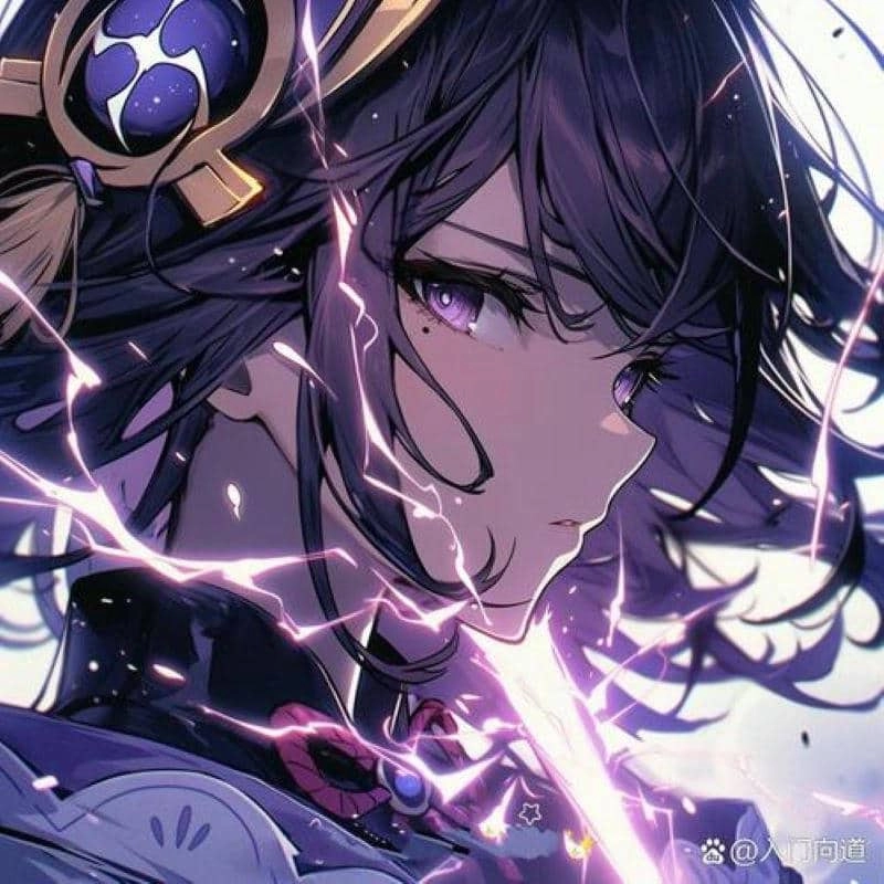 Chibi raiden shogun papercraft thủ công sáng tạo