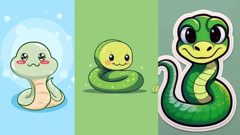  Hình ảnh rắn chibi đẹp chất lượng cao tải về miễn phí 