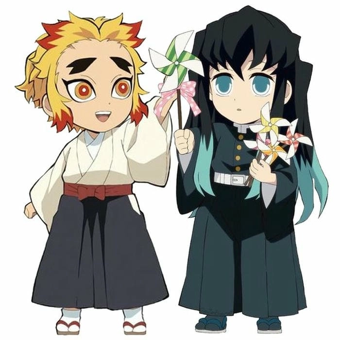 Bộ ảnh siêu dễ thương rengoku chibi kawaii